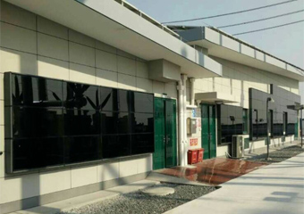 嘉興變（biàn）電站（zhàn）光伏（fú）幕牆